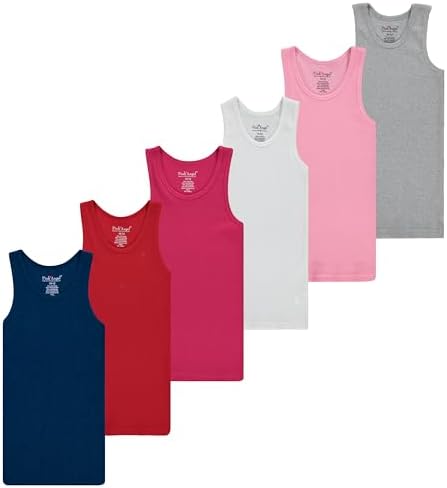 6-Pack Girls Tank Tops